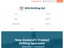 Tablet Screenshot of dcndrilling.co.nz